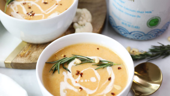 Creamy Vegan Cauliflower Soup